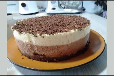 Keto Triple Chocolate Mousse Cake Recipe 7.5g Net Carbs