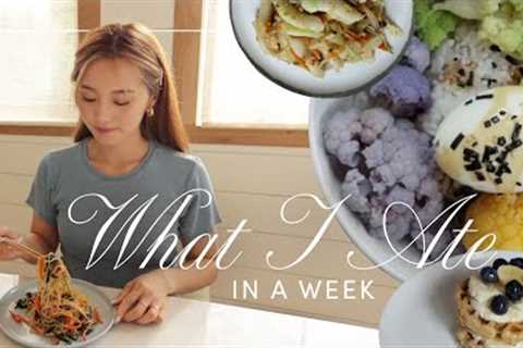 What I Eat In A Week (healthy homemade meals)