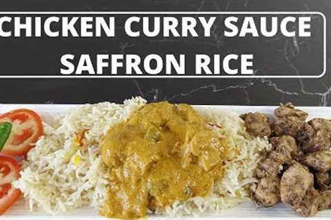 Chicken Curry Sauce with Saffron Rice |  CWC Recreation recipe