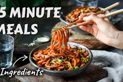15-minute meals when you don’t feel like cooking (8 ingredients or less!)