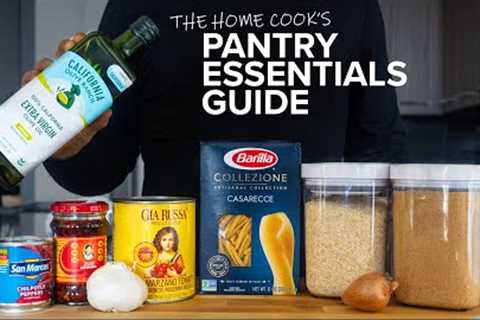 The Beginner''s Guide to PANTRY ESSENTIALS + ORGANIZATION (w/ shopping list)