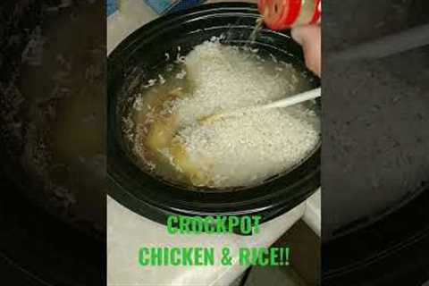 Crockpot Chicken and Rice!!