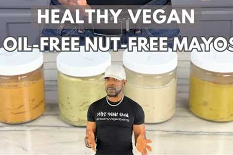 Healthy Vegan Easy Oil-free, Nut-free Mayo (Chipotle, Pesto, Golden, Plain)