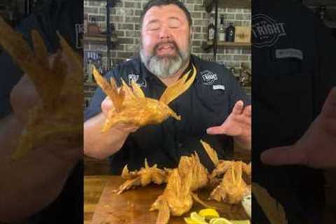 the best fried red snapper throats | HowToBBQRight Shorts