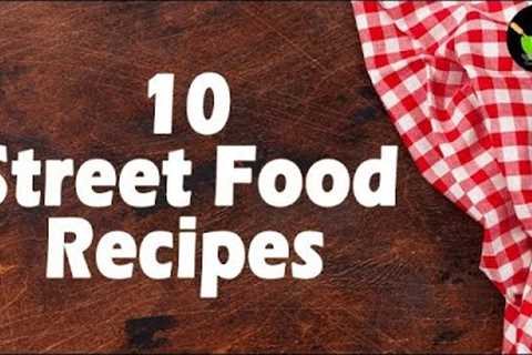 10 Indian Street Food: Top 10 Chaat Recipes | Indian Chaat Recipes | Street Style Chaat Recipes