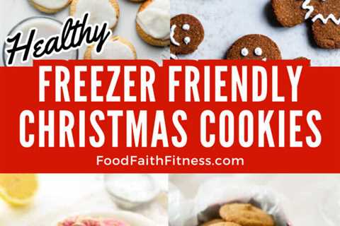 30+ Healthy, Freezer-Friendly Christmas Cookies