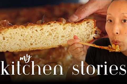 I cooked an entire meal for my non-vegan mother-in-law #recipe #cookingvlog #bread
