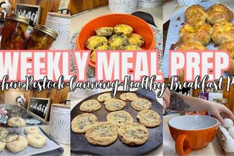 Homemade Kitchen Restock || Easy Weekly Food Prep + No Waste Canning