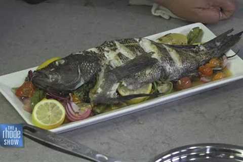 In the Kitchen: Mediterranean Roasted Black Sea Bass