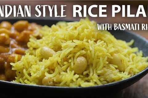 Easy RICE PILAF Recipe | Vegetarian and Vegan Meals Idea | Basmati Rice Recipes