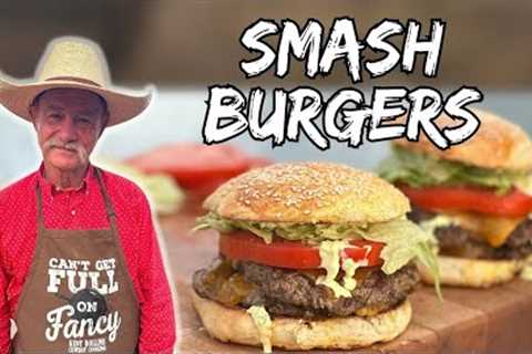 Double Decker Smash Burgers with Homemade Brioche Buns