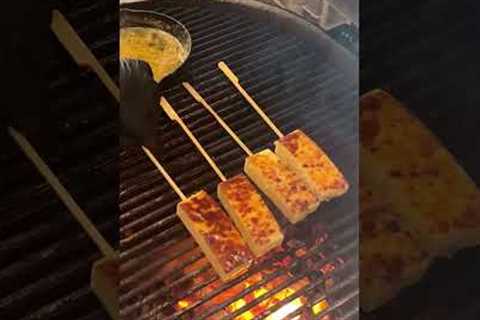 can you grill cheese over an open flame without melting it?