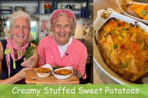 Creamy Stuffed Sweet Potatoes