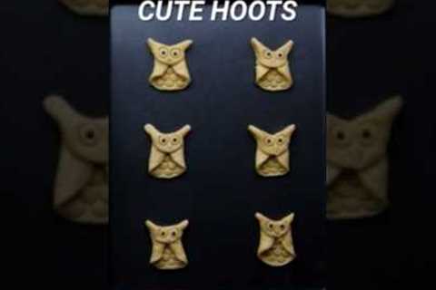 These owl cookies are a hoot to make #shorts