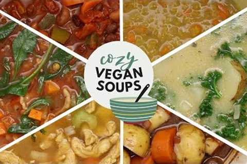 cozy vegan soups for every day of the week (almost)
