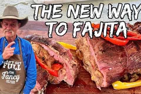 The NEW Way to Fajita! Stuffed Flank Steak Fajitas