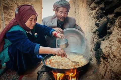 Cooking special local food with heart and fire | Village life Afghanistan