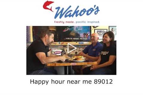 Happy hour near me 89012 - Wahoo's Tacos Restaurant Good Food Games & Drinks