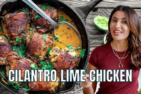 Easy Cilantro Lime Chicken Recipe from The Mediterranean Dish