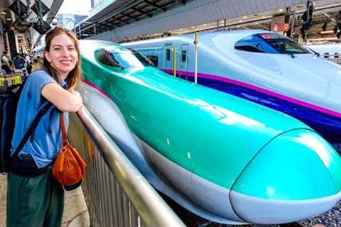Riding Japan''s Bullet Train 🚅 | Epic Train Journey from Tokyo to Hokkaido on the Shinkansen! 🇯🇵