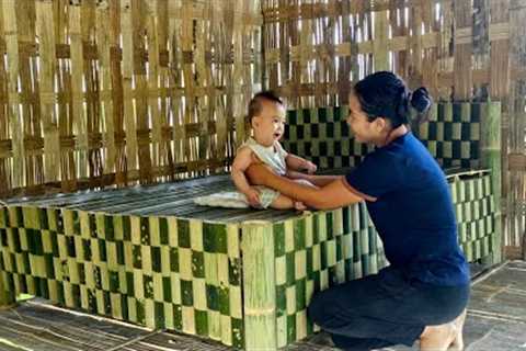 Single Mother Harvests Eggplants To Sell And Makes A New Bamboo Bed For My son