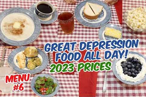 We Ate Depression Era Food ALL DAY! What Did It Cost In 2023? - Healthy Budget Meals For 2