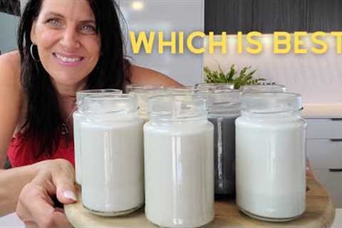 10 DIY Plant Based Milks Experiment - Pantry & Fridge Ingredients!