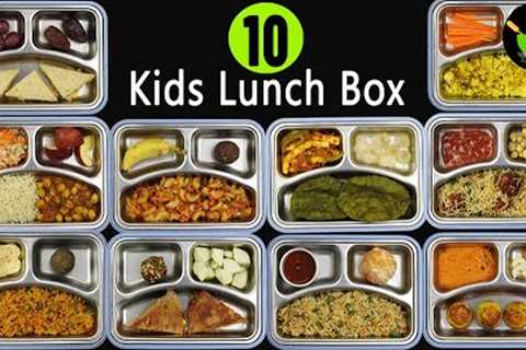 10 Kids Lunch Box Recipes Vol-10 | Quick & Easy Lunch Box Ideas | Indian Lunch Box Recipes |..