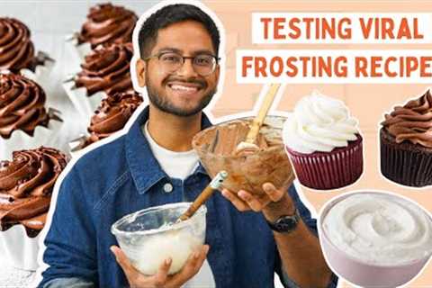 *OMG* 😲 EPIC RESULTS || TRYING THE MOST *VIRAL* FROSTING RECIPES ON INTERNET