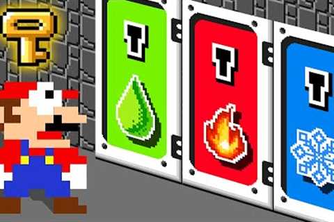Can Mario Escapes FIRE and ICE & Acid Sewer Pipes in New Super Mario Bros.? | ADM GAME