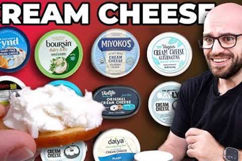Ranking EVERY Dairy Free Cream Cheese I could find