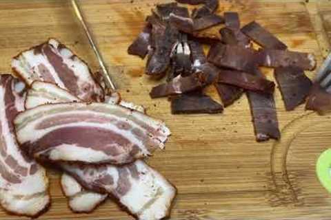 Savoring Artisan Flavors 🍖🥩🐟: Homemade Air-Dried Pork, Sun-Dried Beef, and Salt-Cured Salmon