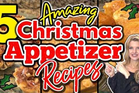 5 Mouth-Watering CHRISTMAS APPETIZER RECIPES You Must Try! | Easy HOLIDAY Party APPETIZER RECIPES