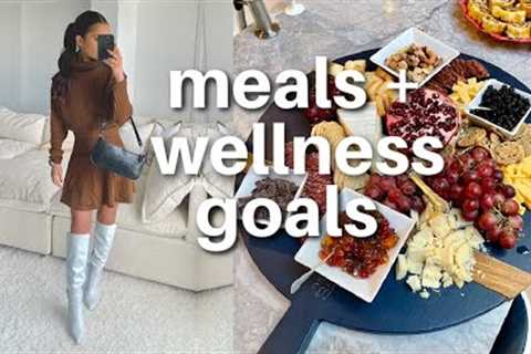 my meals, wellness goals, apartment updates | holiday in my boston life