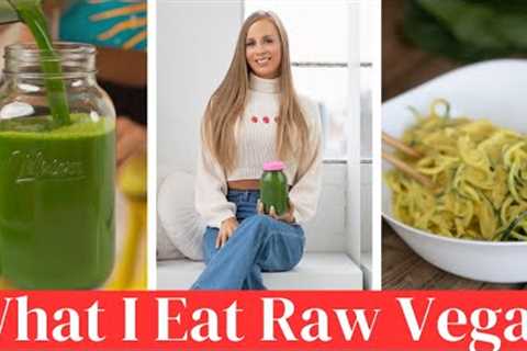 WHAT I ATE TODAY (my raw vegan food + full recipes)