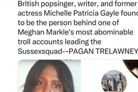 British pop star unmasked as being the top troll for Meghan.