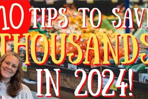 SAVE THOUSANDS on GROCERIES in 2024! #savemoney #moneysavingtips  #homemadesimple