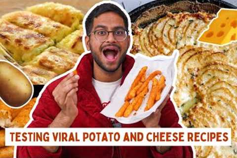 TESTING *VIRAL* POTATO & CHEESE RECIPES | CRAZY RECIPES 😂 DID I LIKE ANYTHING ??