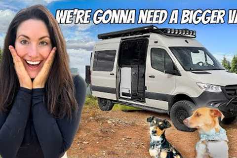 He’s MOVING in, Permanently! | Living in a 4x4 Van Tiny Home