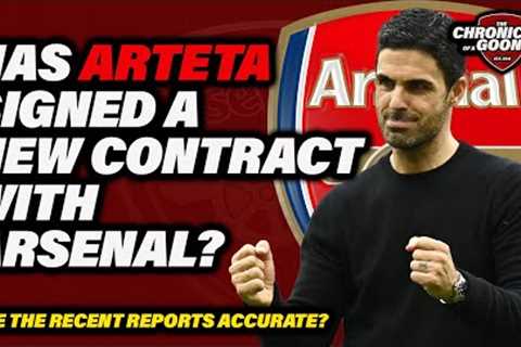 HAS MIKEL ARTETA SIGNED A NEW CONTRACT WITH ARSENAL?