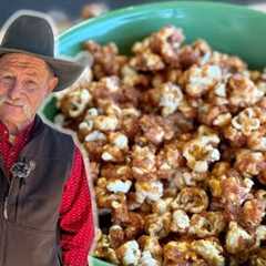 This Will Blow Your Mind! Cowboy Caramel Corn with Pork Rinds