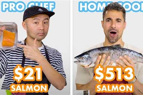 $513 vs $21 Salmon: Pro Chef & Home Cook Swap Ingredients | Epicurious