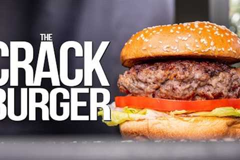 THE CRACK BURGER (MORE OR LESS ADDICTIVE THAN CRACK CHICKEN??) | SAM THE COOKING GUY