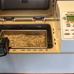 Measuring bread machine baking pan temperature