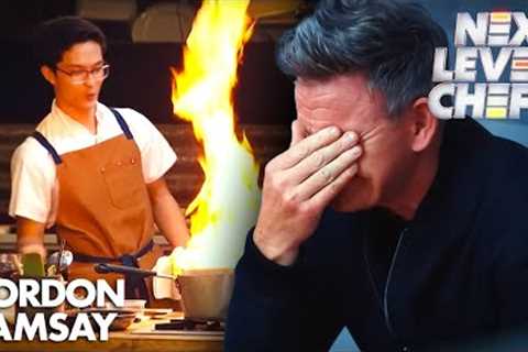 Moments That Had Us STRESSED OUT! | Next Level Chef | Gordon Ramsay