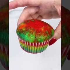 Feel the love with a perfect rainbow cupcake!