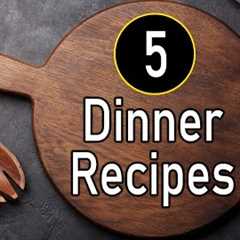 5 Easy Indian Dinner Recipes | Simple Dinner Ideas | Veg Dinner Recipes | Indian Dinner Recipes