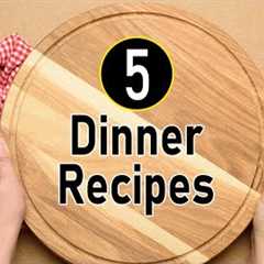 5 Dinner Recipes | Healthy & Easy Dinner Recipes | Indian Dinner Recipes | Veg Dinner Recipe..