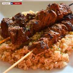 Moroccan Spiced Beef Skewers