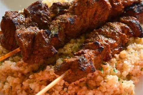 Moroccan Spiced Beef Skewers